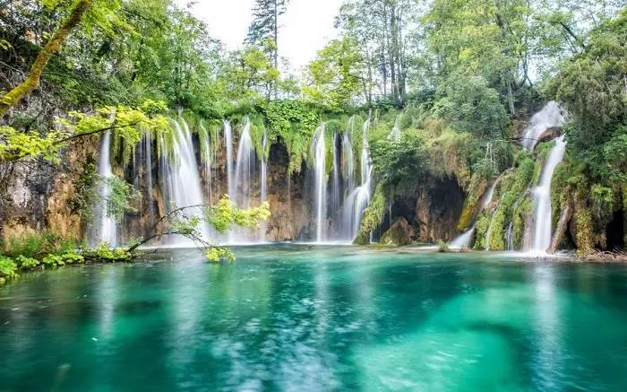 plitvice falls in Croatia
