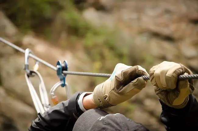 rappelling gloves