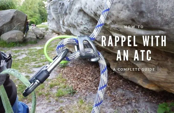How to rappel with an ATC belay device