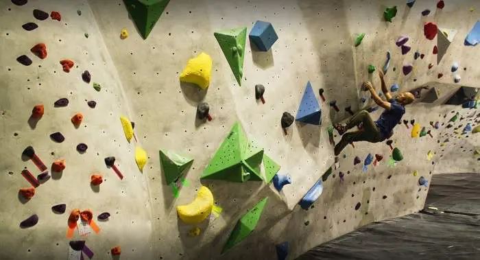 The Stronghold Rock Climbing Gym in LA, California