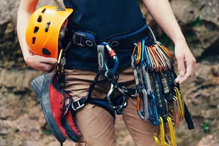 rappelling harness