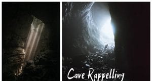 Cave Rappelling